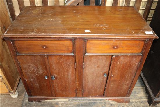 Mahogany music cabinet